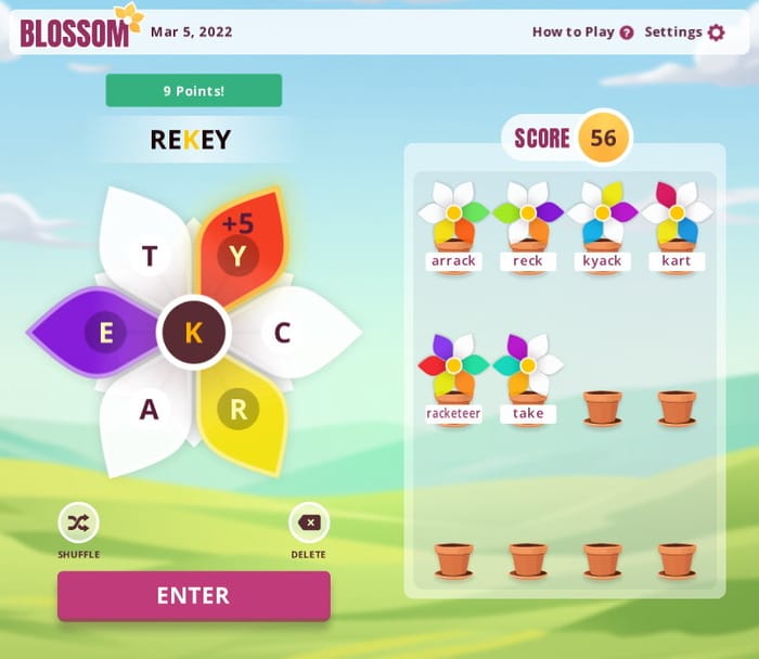 blossom word game​