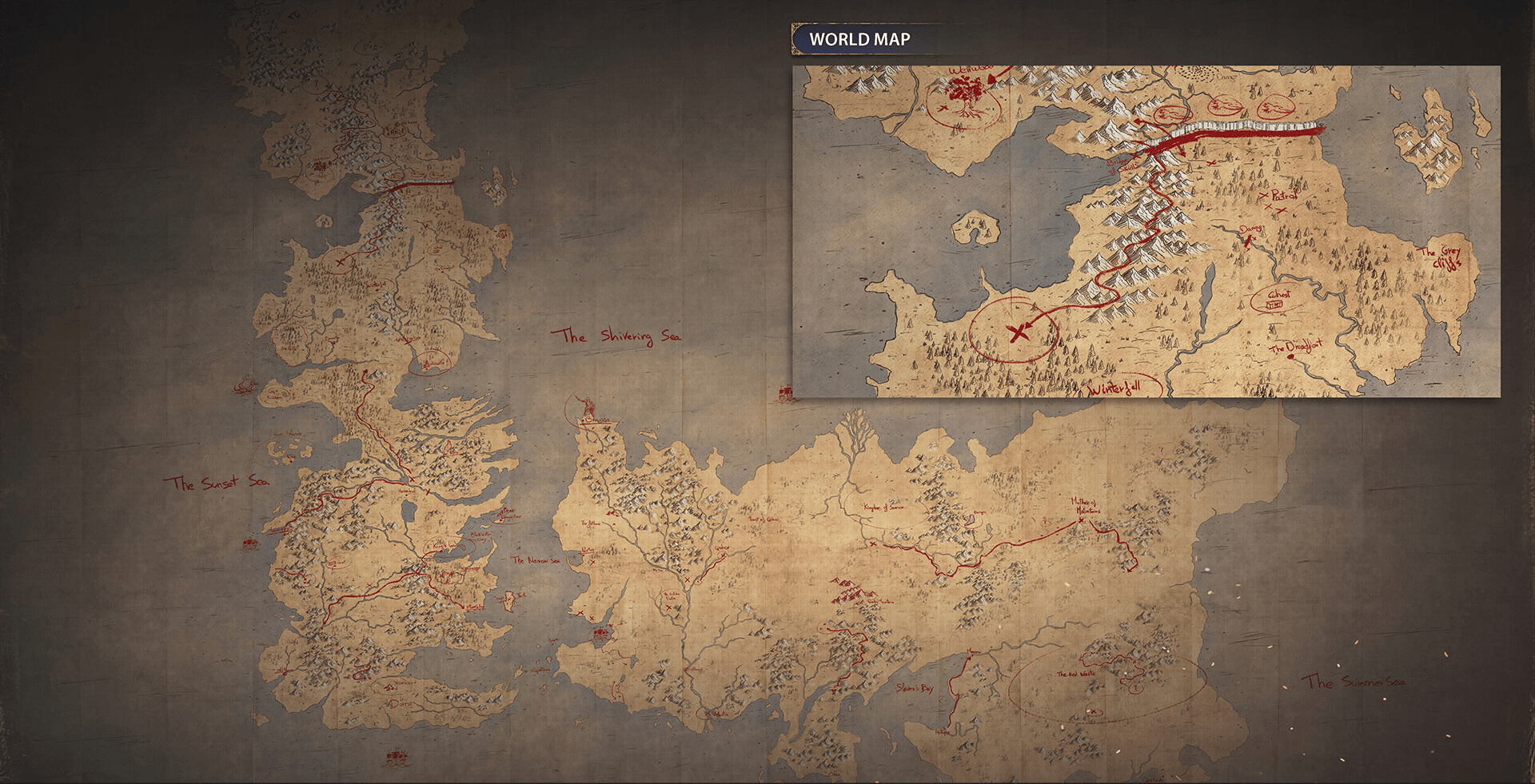 game of thrones map